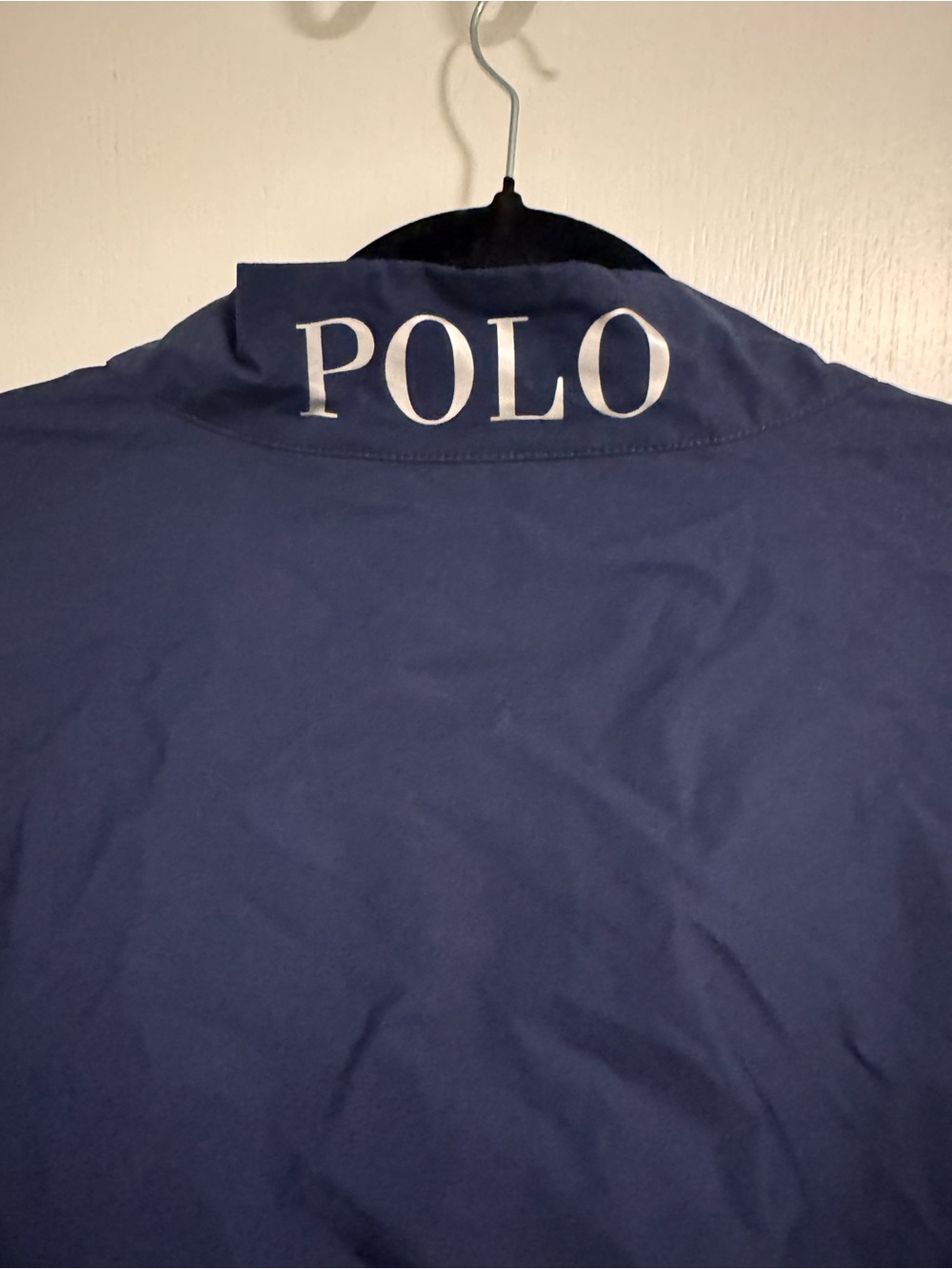 Polo Ralph Lauren XXL Windbreaker Golf Tournament Lightweight Jacket Navy Zip Up